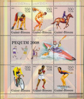 Guinea-Bissau 3121-3126 Sheetlet (complete. Issue) Unmounted Mint / Never Hinged 2005 Prelude To Olympics In Beijing - Guinea-Bissau