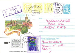 Estonia:Cover Pihtla Registered Cancellation And P.P.E Cancellation, 1993 - Estonie