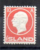 Islandia Sello Nº Yvert 69 * - Nuevos