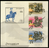 Somalia 2003 Arabian Horse Horseman M/s MNH # 9038 - Horses