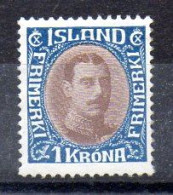 Islandia Sello Nº Yvert 95 ** - Ungebraucht