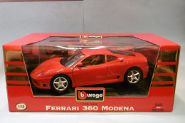 Bburago - FERRARI 360 MODENA 1999 Rouge Burago Réf. 3358 BO 1/18 - Burago