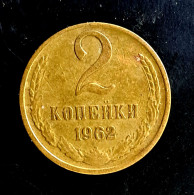 (!) Russia , RUSLAND  COIN 2 Kopeek 1962   Year  EX  USSR - Rusia