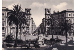 Cartolina Palermo - Piazza Giulio Cesare E Via Roma - Palermo