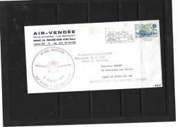 Air Vendée ,pilote: H. Thebaud - 1960-.... Storia Postale