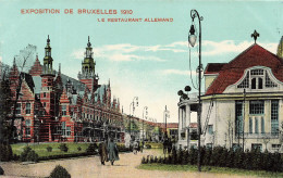 BELGIQUE - Bruxelles - Exposition De 1910 - Restaurant Allemand - Carte Postale Ancienne - Weltausstellungen