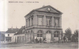 Noailles L'Hotel De Ville Carte Postale Animee - Noailles