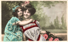 O7 - Carte Postale Fantaisie - Jeune Femme Et Jeune Fille - Vrouwen