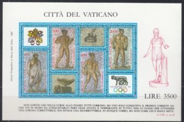 VATIKAN,  Block 9, Postfrisch **, Internationale Briefmarkenausstellung OLYMPHILEX ’87, Rom 1987 - Blocchi E Foglietti