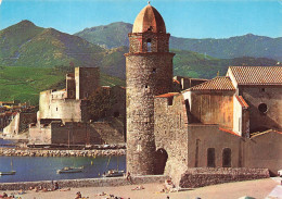 FRANCE - Collioure - L'église Notre Dame Des Anges - Le Château Royal - Carte Postale - Collioure