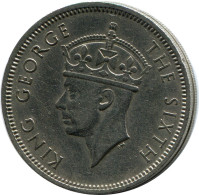 1/2 RUPEE 1950 MAURITIUS Münze #AP904.D.A - Mauricio