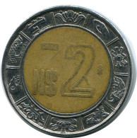 2 PESOS 1993 MEXICO Moneda BIMETALLIC #AH510.5.E.A - Messico