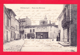 F-16-Chateauneuf Sur Charente-41Ph121  La Place Des Minimes, Quincaillerie, Cpa BE - Chateauneuf Sur Charente