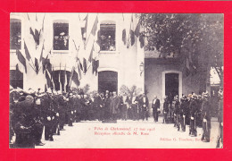 F-16-Chateauneuf Sur Charente-47Ph121  Fêtes De Chateauneuf, Le 17 Mai 1905, Réception Officielle De M Ruau, Cpa BE - Chateauneuf Sur Charente