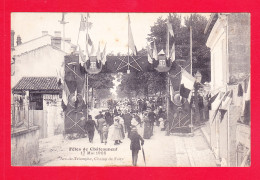 F-16-Chateauneuf Sur Charente-49Ph121  Fêtes De Chateauneuf, Le 17 Mai 1905, Arc De Triomphe, Champ De Foire, BE - Chateauneuf Sur Charente