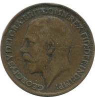 FARTHING 1913 UK GRANDE-BRETAGNE GREAT BRITAIN Pièce #AG783.1.F.A - B. 1 Farthing