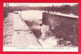 F-24-Bergerac-17P78  Le Barrage, Sortie D'eau Par Une écluse, Cpa BE - Bergerac