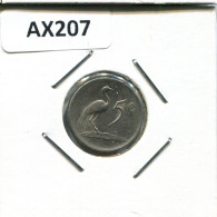 5 CENTS 1976 SUDAFRICA SOUTH AFRICA Moneda #AX207.E.A - South Africa