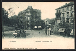 AK Hamburg-Eimsbüttel, Strassenbahn In Der Fruchtallée U. Eppendorferweg  - Strassenbahnen