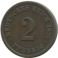 2 PFENNIG 1875 A ALLEMAGNE Pièce GERMANY #AE561.F.A - 2 Pfennig