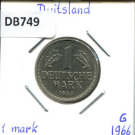 1 DM 1966 G BRD ALLEMAGNE Pièce GERMANY #DB749.F.A - 1 Marco