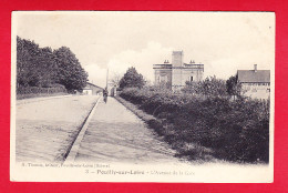 F-58-Pouilly Sur Loire-03P205  L'avenue De La Gare, Cpa BE - Pouilly Sur Loire