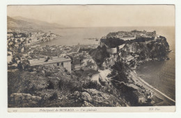 Monaco Vue Generale Old Postcard Posted B240503 - Autres & Non Classés