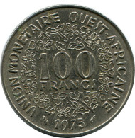 100 FRANCS 1975 WESTERN AFRICAN STATES Münze #AH630.3.D.A - Autres – Afrique