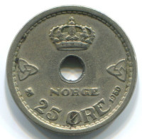 25 ORE 1950 NORVÈGE NORWAY Pièce #WW1049.F.A - Norway