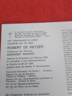 Doodsprentje Robert De Keyzer / Elversele 5/2/1923 Hamme 25/7/1994 ( Margriet Ringoet ) - Godsdienst & Esoterisme