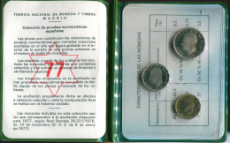 SPANIEN SPAIN 1975*77 MINT SET 3 Münze #SET1135.2.D.A - Ongebruikte Sets & Proefsets