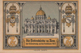 2 MARK 1922 Stadt GLOGAU Niedrigeren Silesia UNC DEUTSCHLAND Notgeld Banknote #PC977 - Lokale Ausgaben