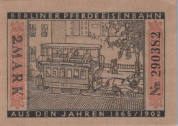 2 MARK 1922 Stadt BERLIN UNC DEUTSCHLAND Notgeld Banknote #PA201 - Lokale Ausgaben