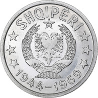 Albanie, 20 Qindarka, 1969, Aluminium, SUP, KM:46 - Albanie