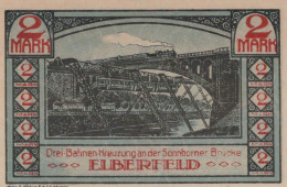 2 MARK 1920 Stadt ELBERFELD Rhine UNC DEUTSCHLAND Notgeld Banknote #PH165 - [11] Emisiones Locales