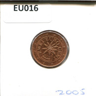 2 EURO CENTS 2005 AUSTRIA Coin #EU016.U.A - Oostenrijk