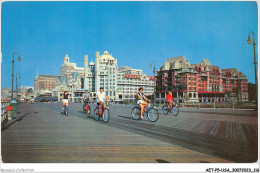 AETP5-USA-0407 - ATLANTIC CITY - N J - It's A Real Treat To Bicycle Along The Wooden Way - Atlantic City