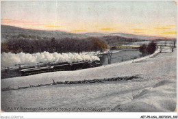 AETP5-USA-0399 - MAINE - Passenger Train On The Banks Of The Androscoggin River - Me - Andere & Zonder Classificatie