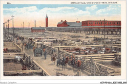 AETP5-USA-0365 - CHICAGO - Cattle Stalls - Union Stock Yards - Chicago