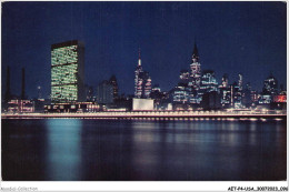 AETP4-USA-0322 - NEW YORK CITY - United Nations And New York City Skyline By Night From Welfare Island - Viste Panoramiche, Panorama