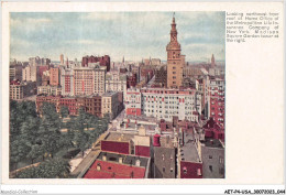 AETP4-USA-0296 - NEW YORK CITY - Looking Northwest From Roof Of Home Office Of The Metropolitan Life Insurance Company - Andere Monumente & Gebäude