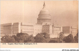 AETP3-USA-0221 - WASHINGTON D C - Capitol - West Front - Washington DC