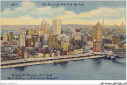 AETP1-USA-0055 - PITTSBURGH PA - Showing Gulf-koppers - Us Steel Grant Building And Riverfront Boulevard - Pittsburgh