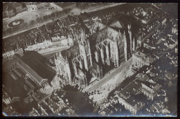 CPA Photo - METZ ( Moselle ) - VUE AERIENNE  ARIAL VIEW   WW1 1ère Guerre Mondiale 1914 1918 - Oorlog 1914-18