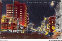 AETP9-USA-0745 - WICHITA - KANSAS - Douglas Avenue At Night - Wichita