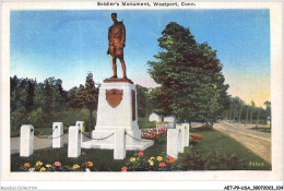 AETP9-USA-0741 - WESTPORT - CONN - Soldier's Monument - Altri & Non Classificati