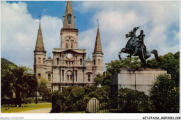 AETP7-USA-0536 - NEW ORLEANS - LA - St Louis Cathedral And General Jackson Memorial - New Orleans