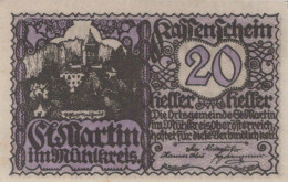 20 HELLER 1920 Stadt SANKT MARTIN IM MÜHLKREIS Oberösterreich Österreich #PE836 - [11] Emisiones Locales