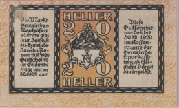 20 HELLER 1920 Stadt NEUHOFEN AN DER KREMS Oberösterreich Österreich #PE427 - [11] Local Banknote Issues