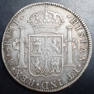 Mexico Spanish Colonial 8 Reales Carol Carolus IIII 1802 Mo FT Mexico City Mint - México
